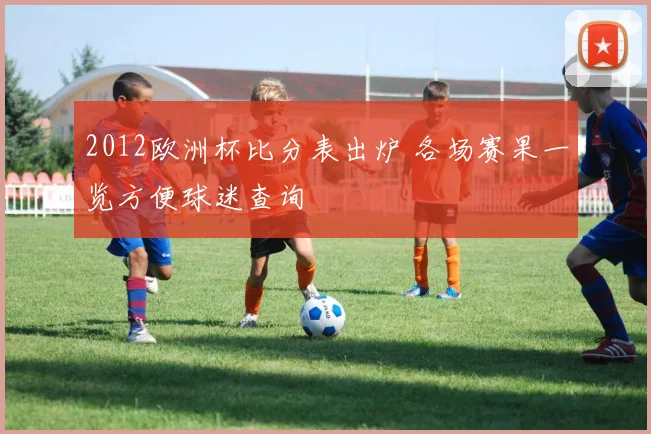 2012欧洲杯比分表出炉 各场赛果一览方便球迷查询
